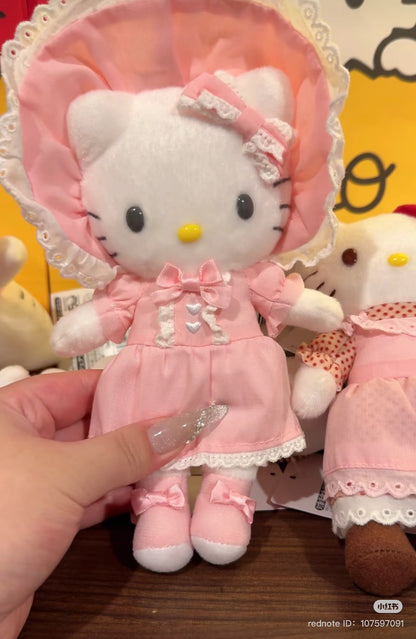 【limit 1】Sanrio｜Hello Kitty 50th Anniversary Limited Edition Long leg Suit Mascot Holder /Plush Keychain