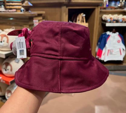 Disney迪士尼｜Lotso草莓熊可爱毛绒玩偶渔夫帽/遮阳帽