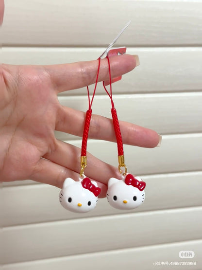 Sanrio｜Face Shaped Bell Phone Charm｜5.3 x 4.7 x 2.6cm approx.