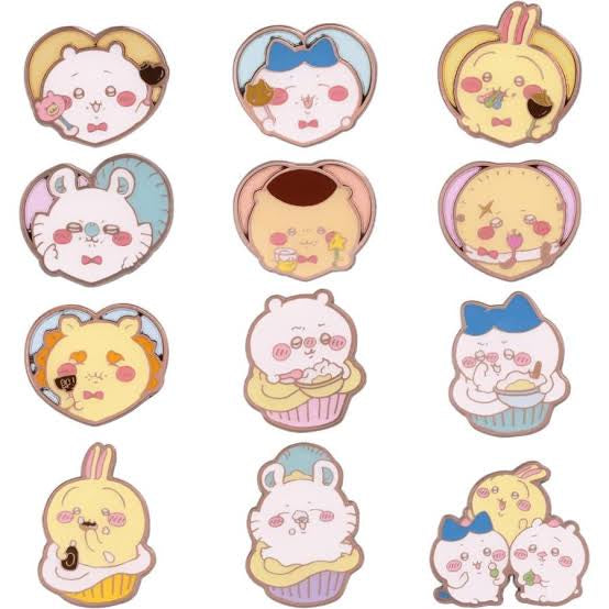 Chiikawa 吉伊卡哇｜可爱金边金属徽章盲盒/全12种｜1枚入