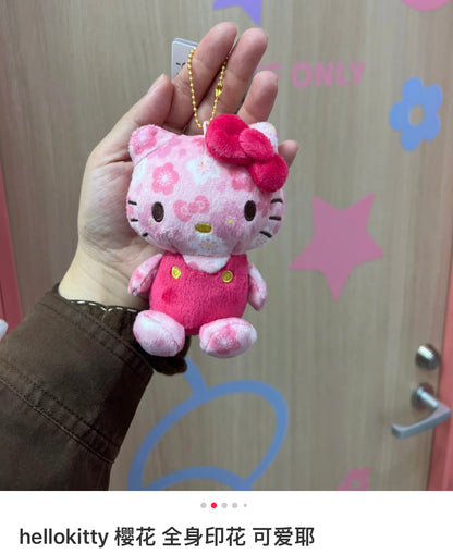 Sanrio｜Characters Ball Chain Mascot Holder /Plush Keychain｜10.5 x 8.0 x 6.0cm approx.