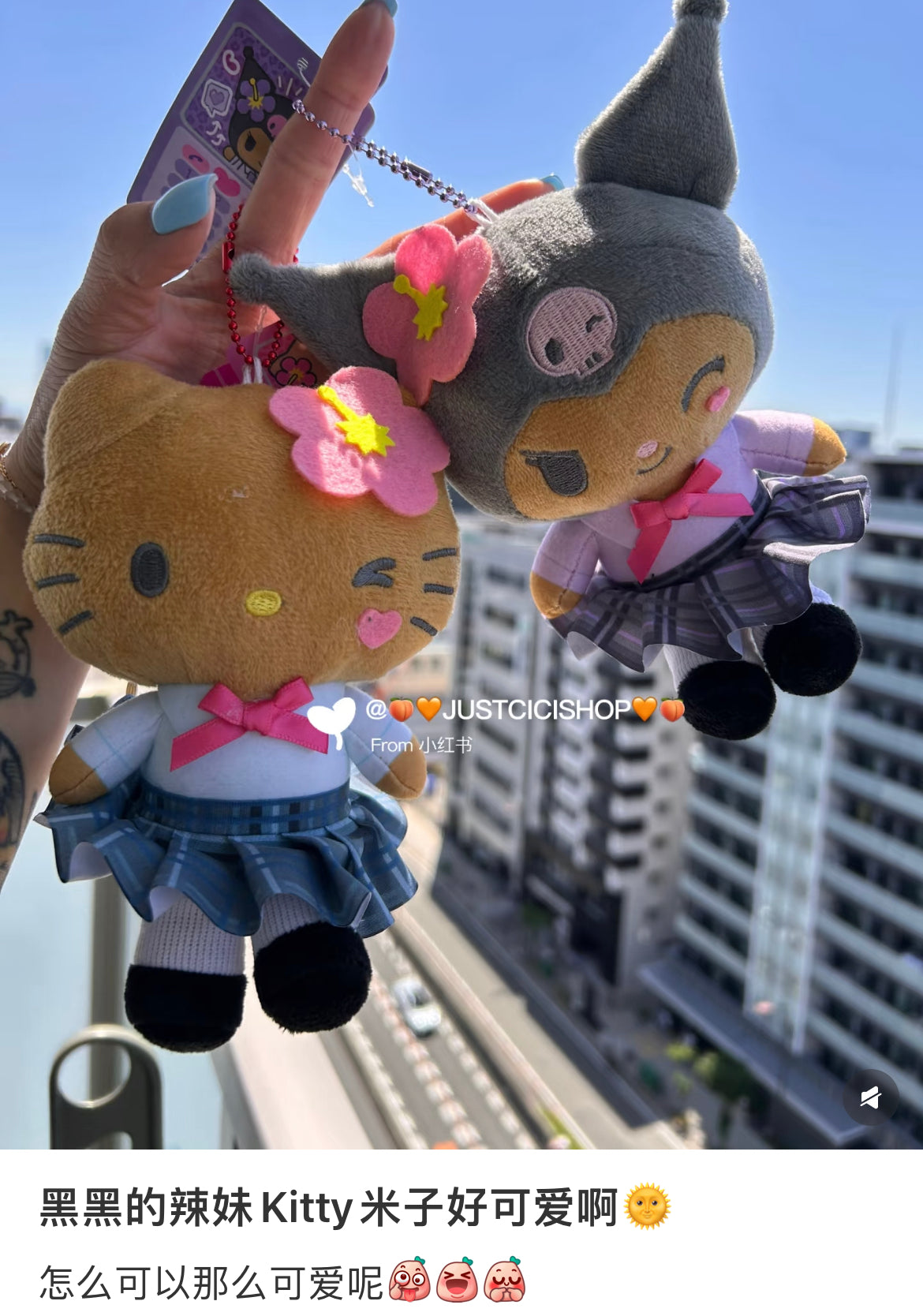 Sanrio｜Hatakeyama Shoji Mascot Holder /Plush Keychain｜H16.0cm approx.✔️
