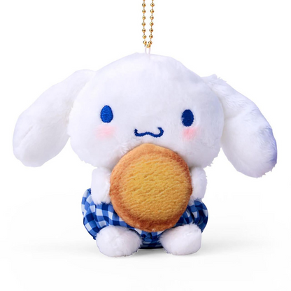 Sanrio三丽鸥｜Morinaga × Sanrio Collaboration Biscuit &amp; Mascot Holder森永联名饼干+毛绒玩偶挂件/包挂｜约 23.0 x 13.2 x 12.1cm【25.07】