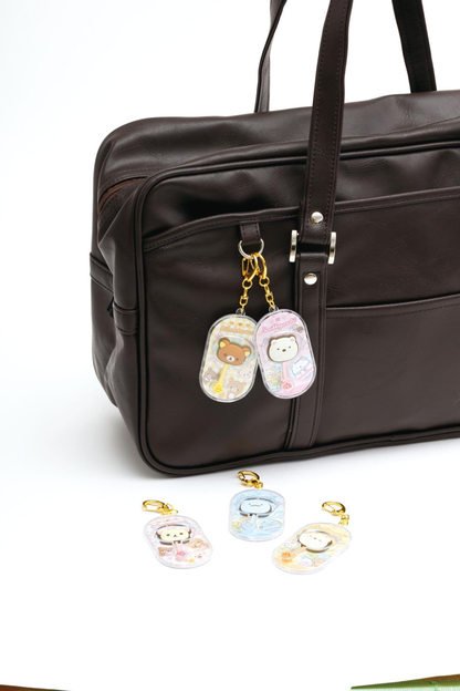 Rilakkuma｜Chocolate Style Acrylic Keychain/Keyring｜80×44×7mm approx.