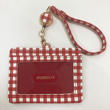 Monchhichi｜Pass Case Card Holder &amp; Reel｜ 110×81×4mm approx.