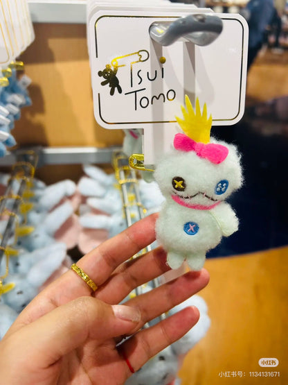 Disney迪士尼｜Winnie the Pooh Plush Badge Brooch TSUITOMO东迪可爱角色毛绒绒徽章/胸针｜约縦8.5×横8.4×厚み2.8(cm)