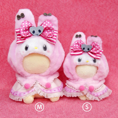 Sanrio｜My Melody 50th &amp; Kuromi 20th Anniversary Dress-up Clothes ｜S/ 11cm approx.