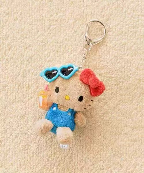Sanrio｜Me% HELLO KITTY x ST. LOWRYS FARM Collaboration Mascot Holder /Plush Keychain