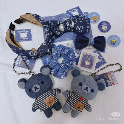 Rilakkuma｜Kurashiki Denim House Hair Clip Multi Clirp