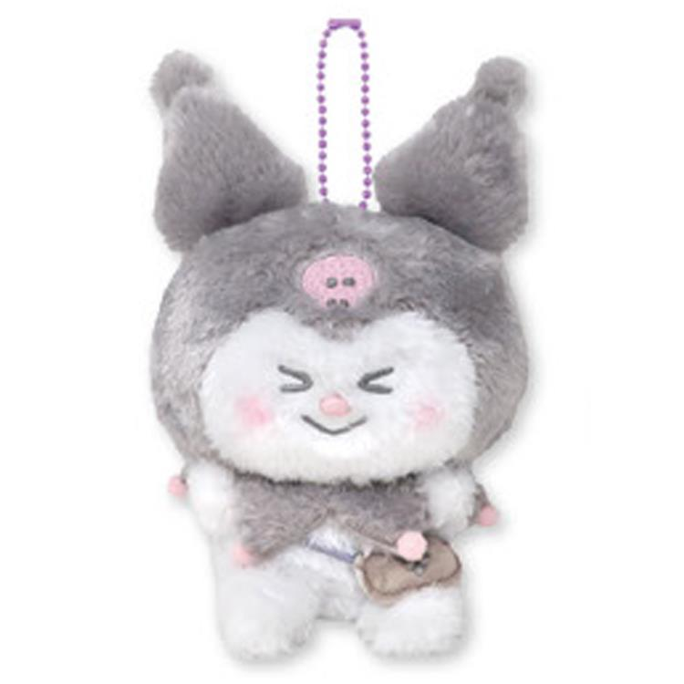 Sanrio｜Howa Koro Club Mascot Holder /Plush Keychain｜H13 approx.