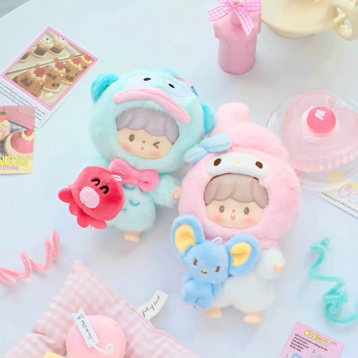 FINDING UNICORN zzoton Sanrio Characters Love League Buddies Series Vinyl Plush keychain Blind Box