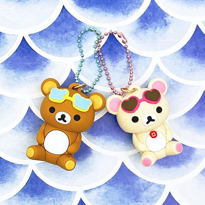 Rilakkuma｜Sunglasses Figure Keychain/Keyring｜26×44×23mm approx.