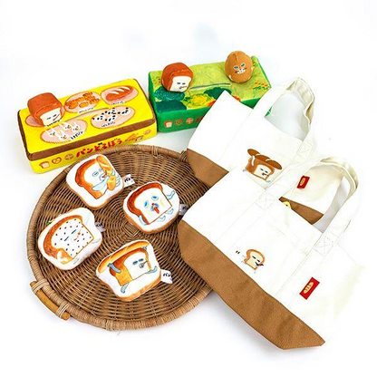 hobonichi｜Pan Dorobo and French Bread Tissue Cover｜24 x 11 x 12 cm approx.