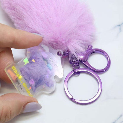 Whippi &amp; Rappi｜Fluffy Tail Mascot Holder /Plush Keychain
