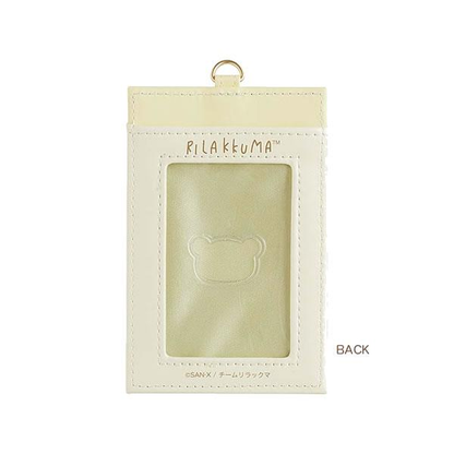 Rilakkuma｜Stay with Me Pass Case Card Holder &amp; Reel｜115×75mm approx.