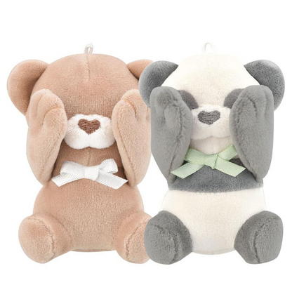 Nico Nui｜幽幽家族磁吸毛绒玩偶挂件/包挂/1对｜约H140×W130×D70