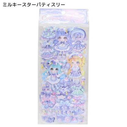 Q-LiA｜Kirarin Compact Doll Stickers｜95 x 195 x 3 mm approx.