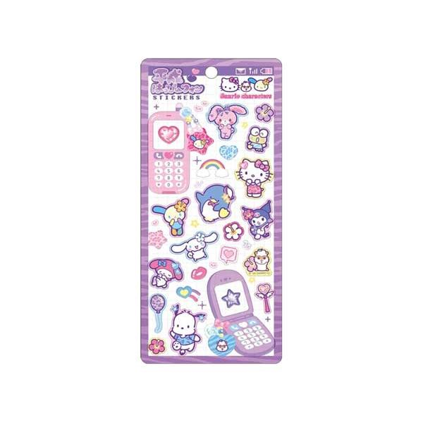Sanrio｜Characters Heisei Happy Phone Stickers｜200 x 95mm approx.