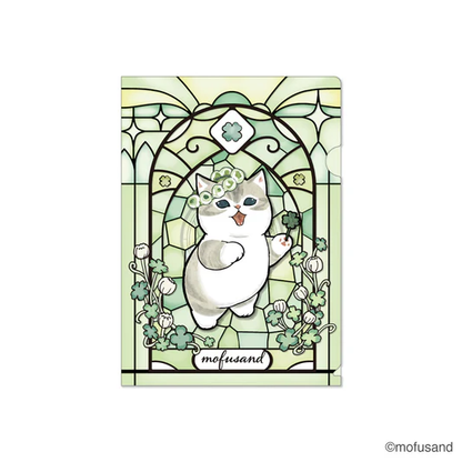 Mofusand｜Stained Glass A4 Clear File｜310×220mm approx.