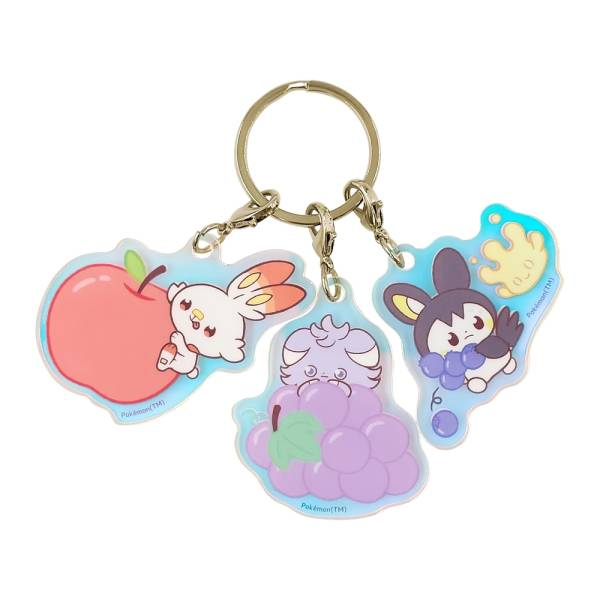 Pikachu｜Aurora Acrylic Keychain/Keyring  ｜ W55.3 x H55.7mm approx.