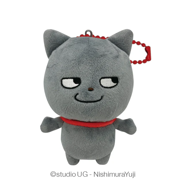 NishimuraYuji｜Studio UG Ball Chain Mascot Holder /Plush Keychain｜H14 × W10.5 × D9 (cm)
