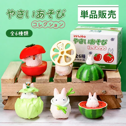 My neighbor totoro｜吉卜力宫崎骏龙猫蔬菜店盲盒/全6种｜1枚入