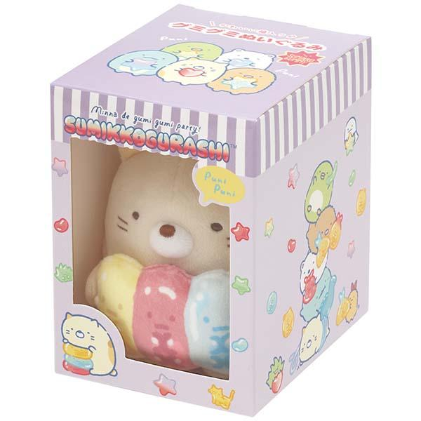 Sumikko gurashi｜Gummy Gummy Party Hand-held Plush Toy｜70×65×30mm approx.