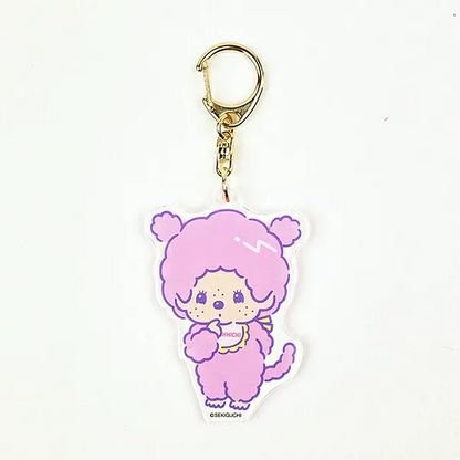 Monchhichi｜Acrylic Keychain/Keyring｜6cm x 4.2cm approx.