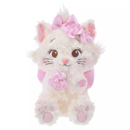 Disney迪士尼｜ Cherry Blossom Sakura 2025Collection  PlushToy 东迪2025年限定樱花粉坐姿可爱角色毛绒玩偶/公仔/超好摸玫瑰卷毛｜ 约25.5×23×20cm
