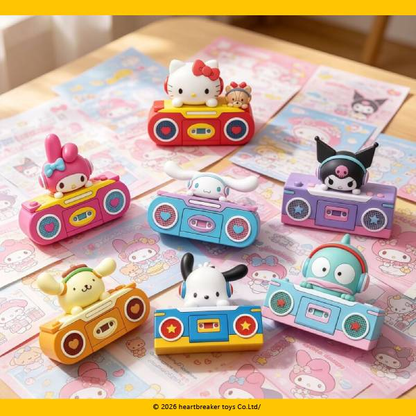 Sanrio Characters Cute Musical Buddies Series - Retro Recorder Music Machine Blind Box
