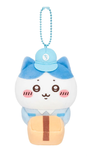 chiikawa｜Market Deliveryman Mascot Holder /Plush Keychain｜H120 x W80 x D75 mm approx.