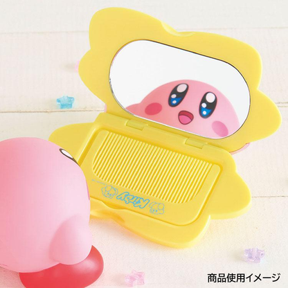 Kirby｜Compact Mirror with Comb｜125x91x17mm approx.