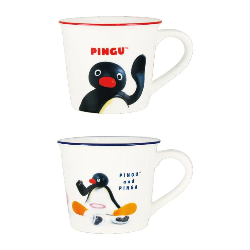 Pingu｜Color Line Measuring Mug｜200ml