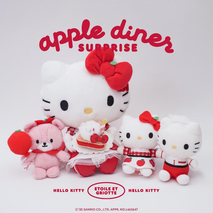 Sanrio｜Apple Diner SURPRIZE Mascot Holder /Plush Keychain｜115mm approx.