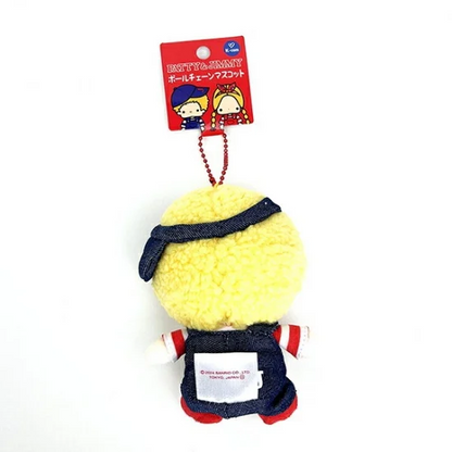Sanrio三丽鸥｜ Patty &amp; Jimmy牛仔裤毛绒挂件/包挂｜约10.5cm x 7cm x 6cm