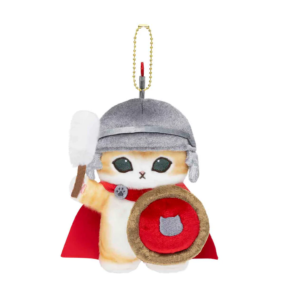 Mofusand｜mofumofu journey Soldier Mascot Holder /Plush Keychain｜H150 x W135 x D90mm approx.