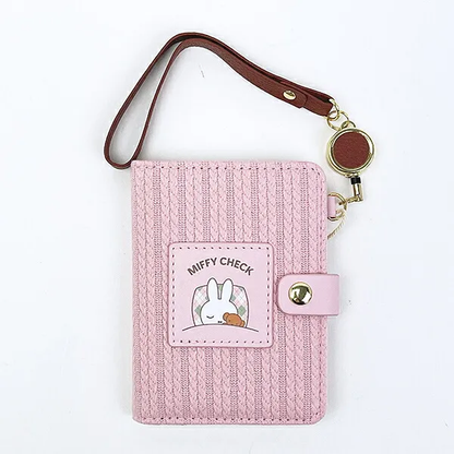 Miffy｜CHECK Series Card Holder Pass Case｜W80×H115×D15mm approx.