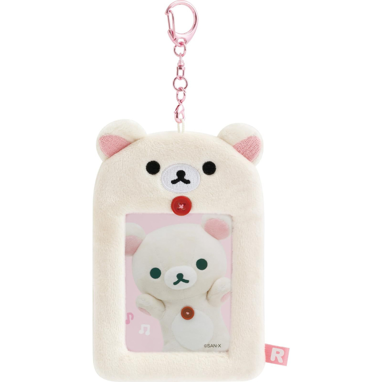 Rilakkuma｜Fluffy Photo Keychain｜125×80×15mm approx.