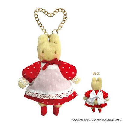 Sanrio｜Marron Cream 40th anniversary Mascot Holder /Plush Keychain｜125×90×30mm approx.