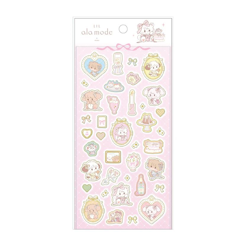 Lil ala mode｜Clear Sticker｜H202 x W94 mm approx.