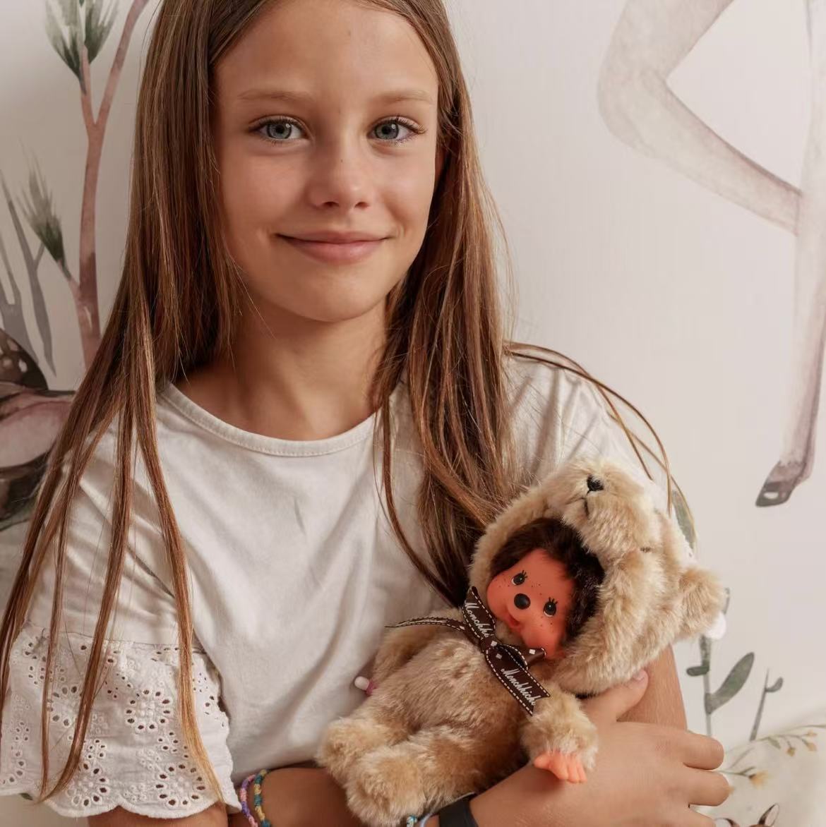 【limit 1】Monchhichi｜Brown Teddy Bear Plush Dolls/Plush Toy