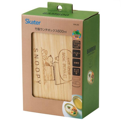 Snoopy｜Skater Bamboo lunch box｜600ml