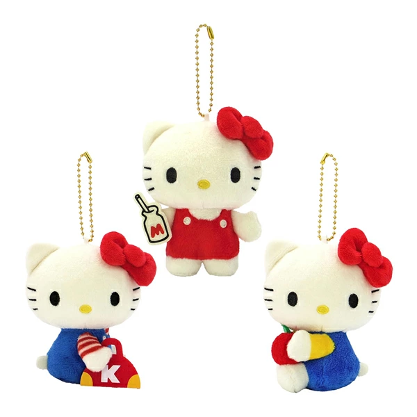 Hello kitty｜Classic Mascot Holder /Plush Keychain｜H10.5×W8.5×D6.5mm approx.