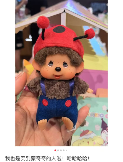 Monchhichi｜ Kao Deka  Mascot Holder /Plush Keychain｜H11 x W8 x D6cm approx.