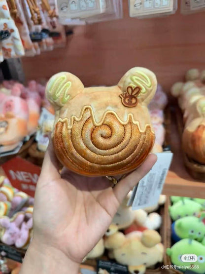 Disney｜Nui Bread Croissant Roll Winnie the Pooh Plush Dolls/Plush Toy｜W125×H120×D65mm approx.