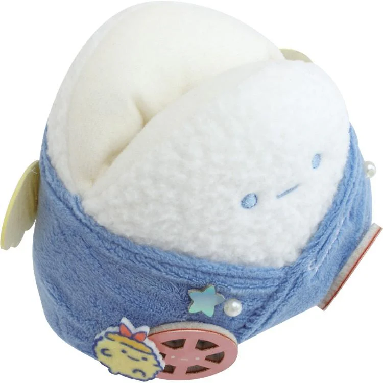 Sumikko Gurashi ｜Dreaming Idol Tenmusu Stage Onigiri Omusubi Trolley Hand-held Plush Toy｜75×110×65mm approx.