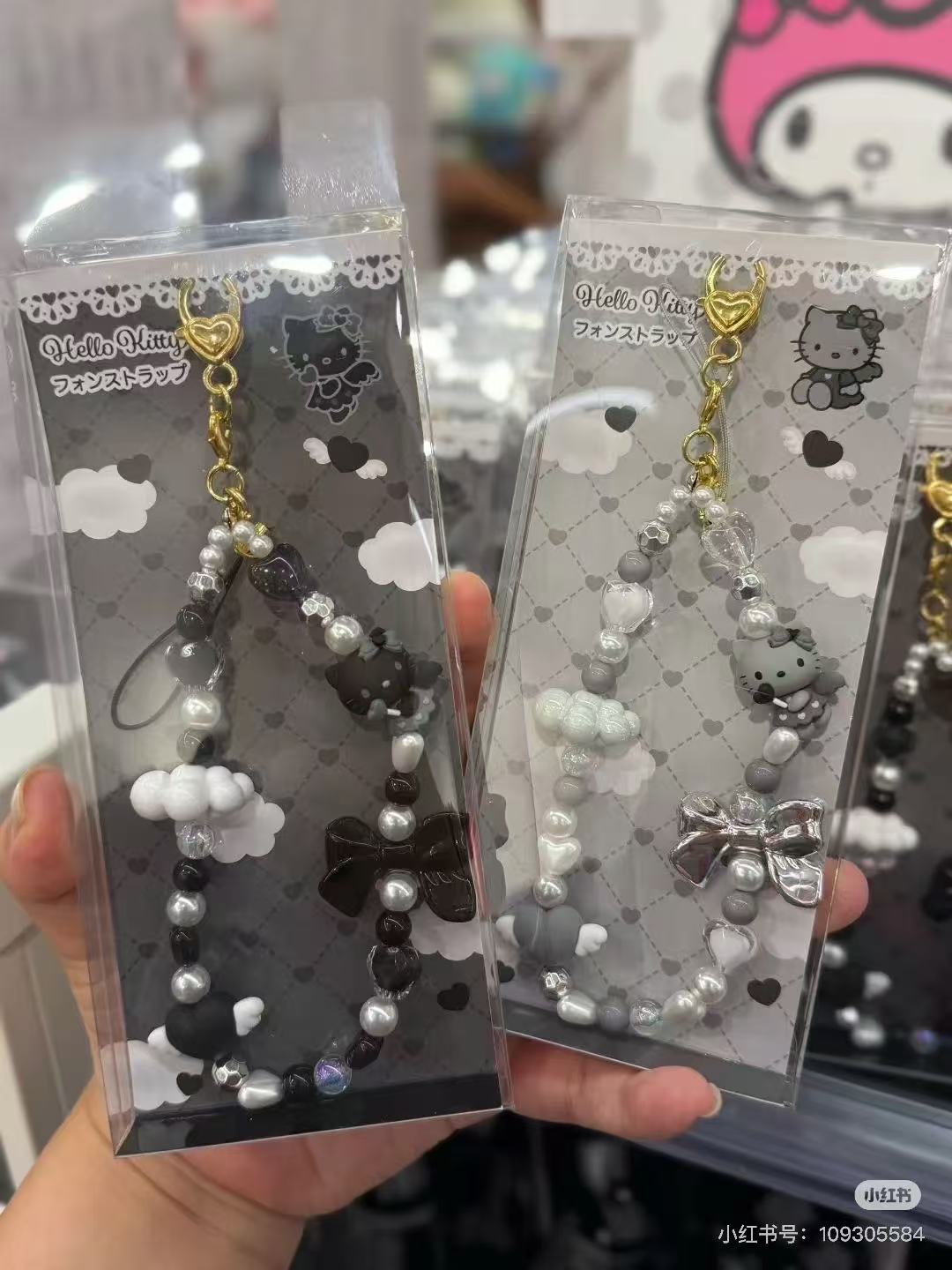 Hello Kitty｜Angel Beaded Hand Strap Phone Charm｜210 × 80 × 20mm approx.