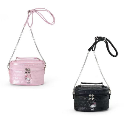 Sanrio｜Kuromi &amp; My Melody : Melousa Romiusa Vanity Shoulder Bag｜18×10.5×11.5cm approx.