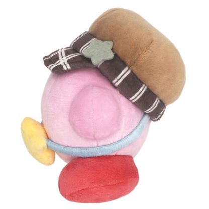 Kirby星之卡比｜San-ei Kirby Of The Stars Sunny Day Plush Exciting Outing Kirby超可爱星之卡比郊游系列喝咖啡毛绒玩偶/公仔｜约10.3 x 15.6 x 17.1cm