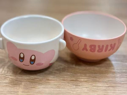 Kirby｜Ceramic Tea Bowl &amp; Melamine Soup Bowl Set｜Φ90×62mm approx.